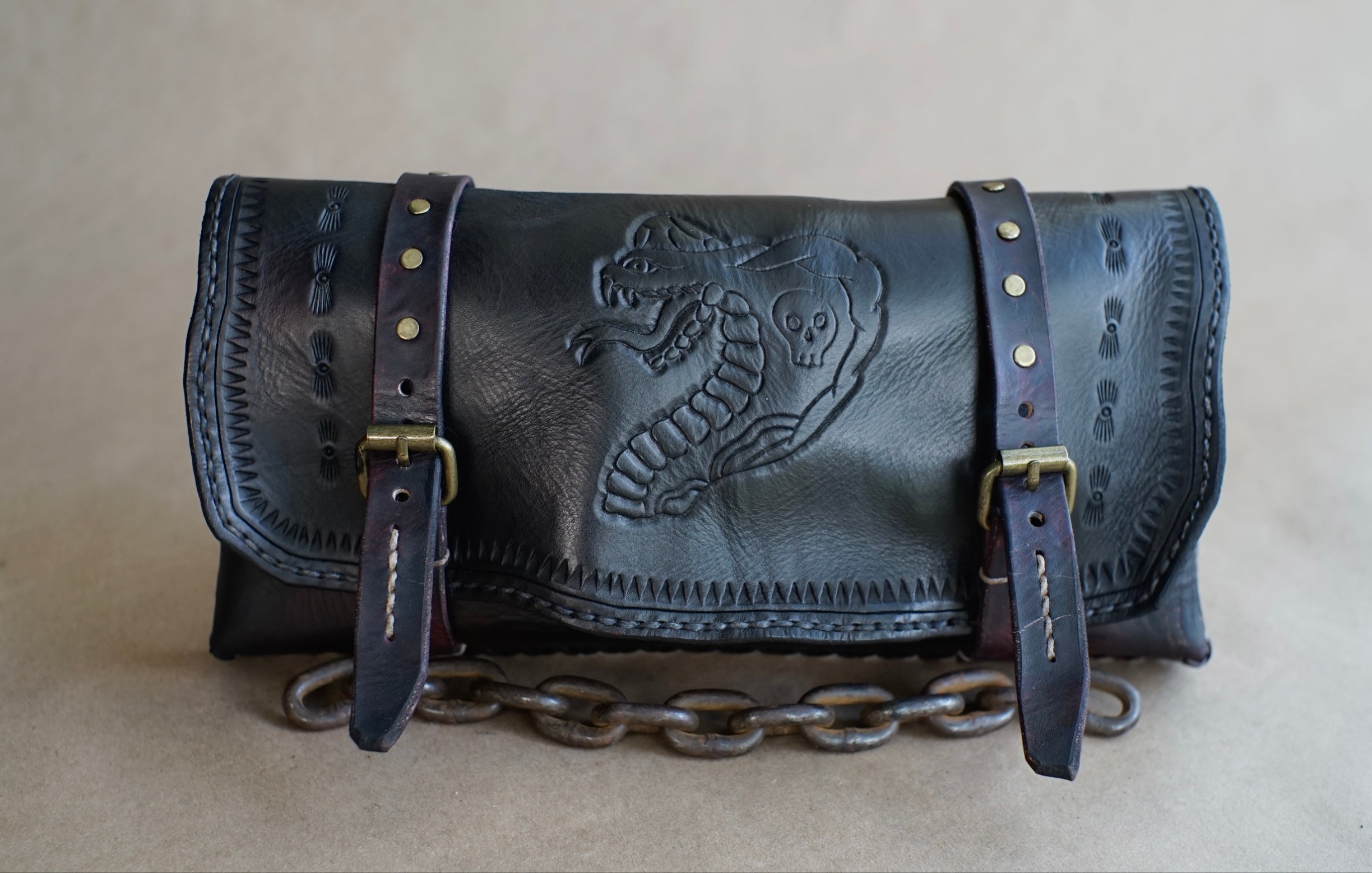 TOOL BAG - Black - Cobra with chain
