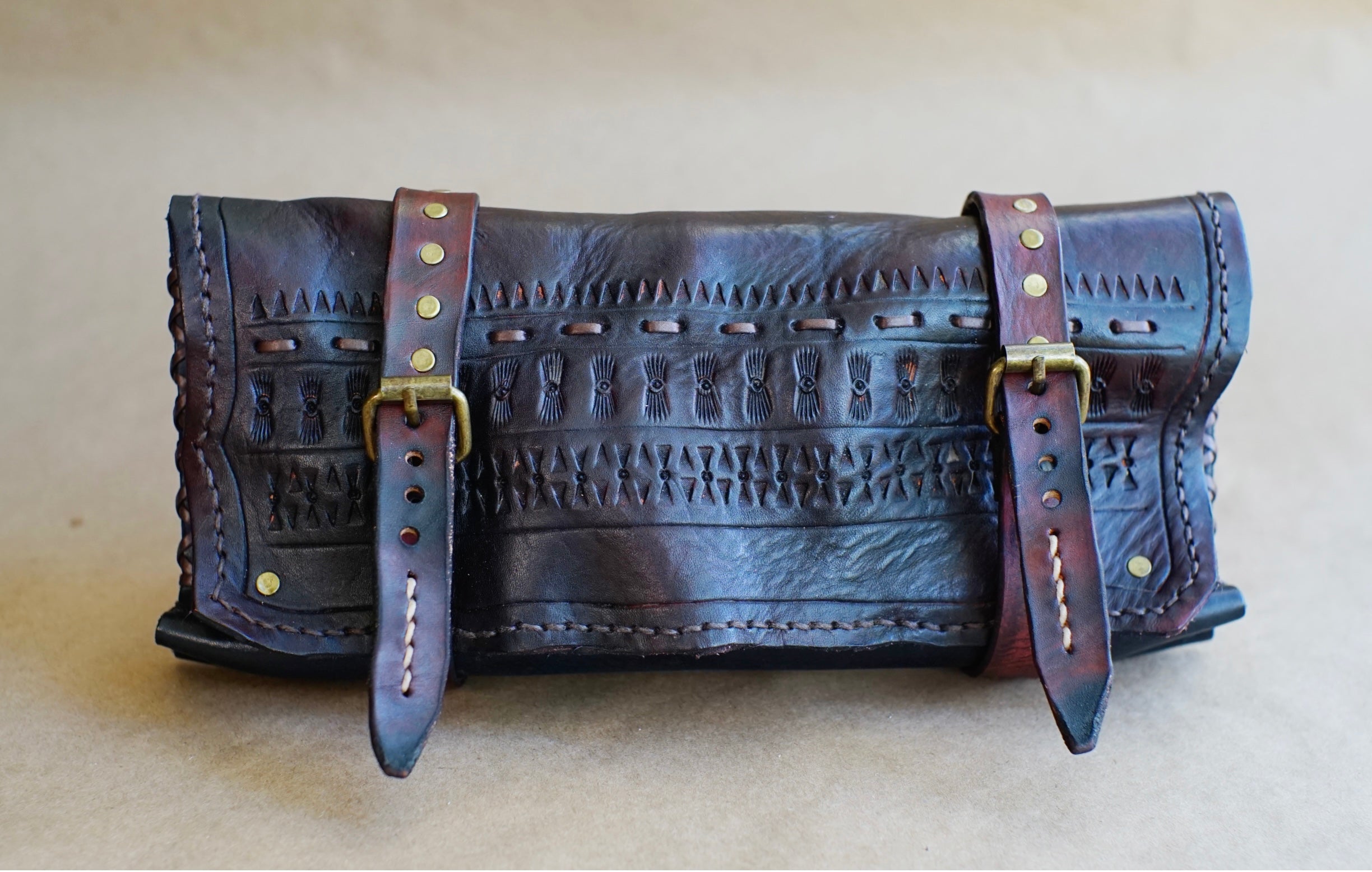 TOOL BAG - Mahogany - Stamped