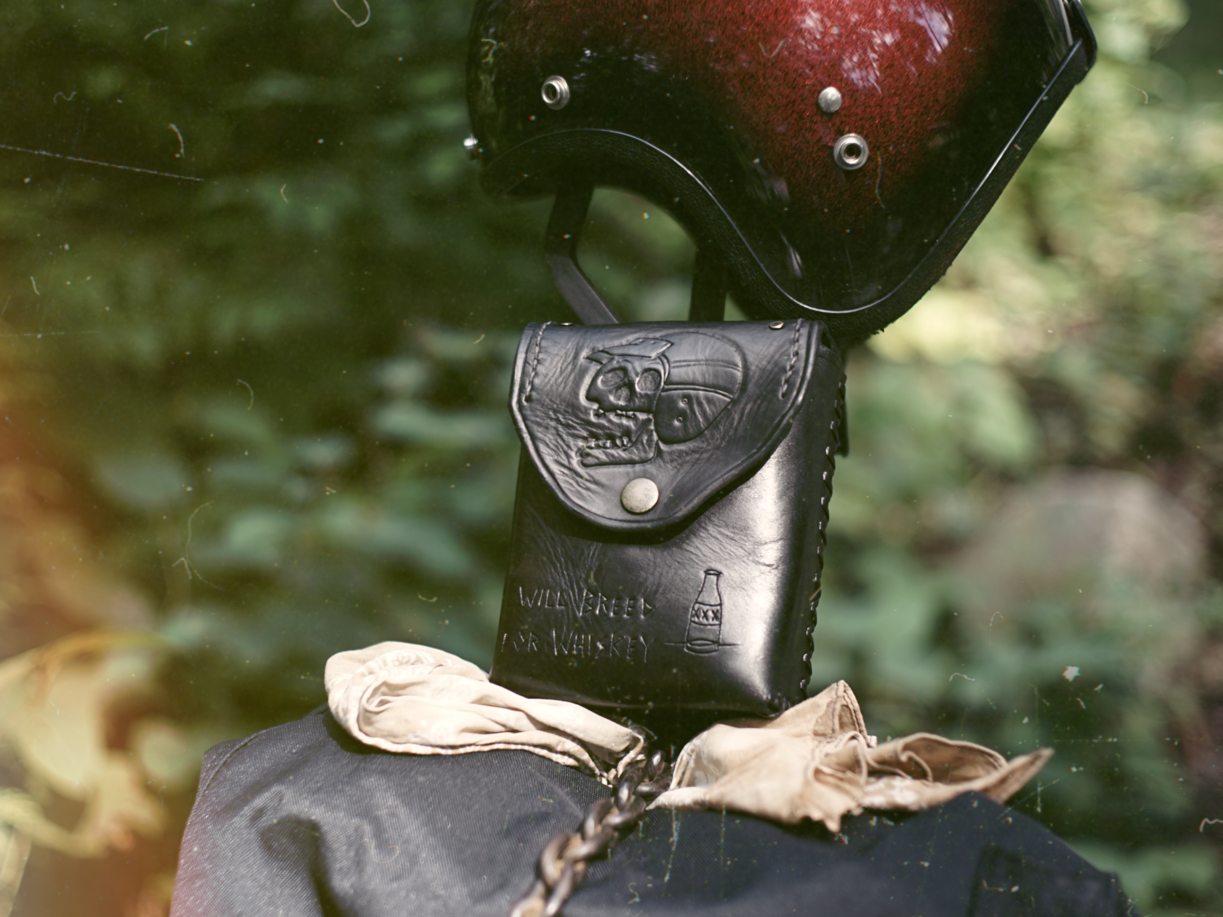 STASH POUCH - Black - Skull