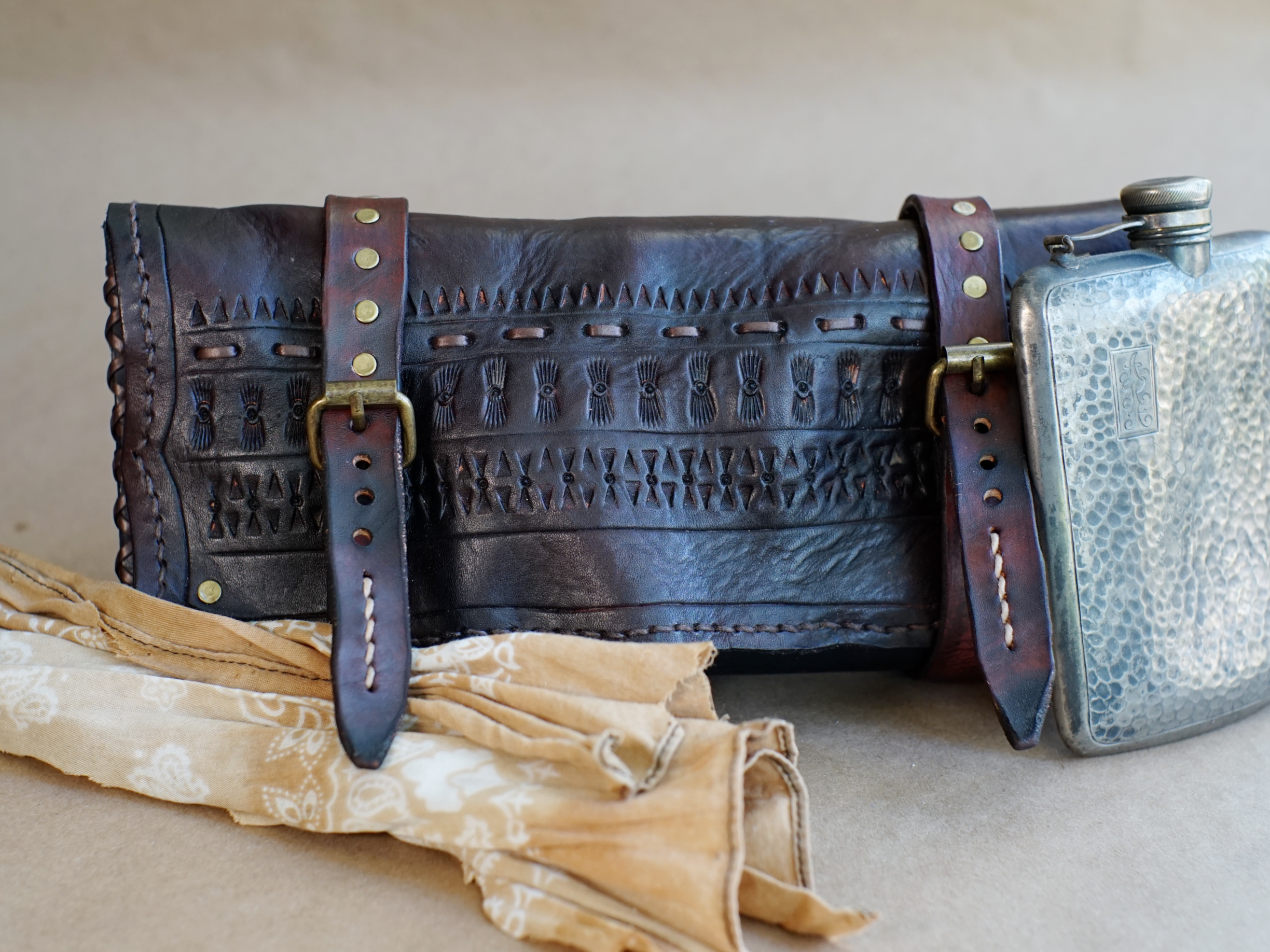 TOOL BAG - Mahogany - Stamped