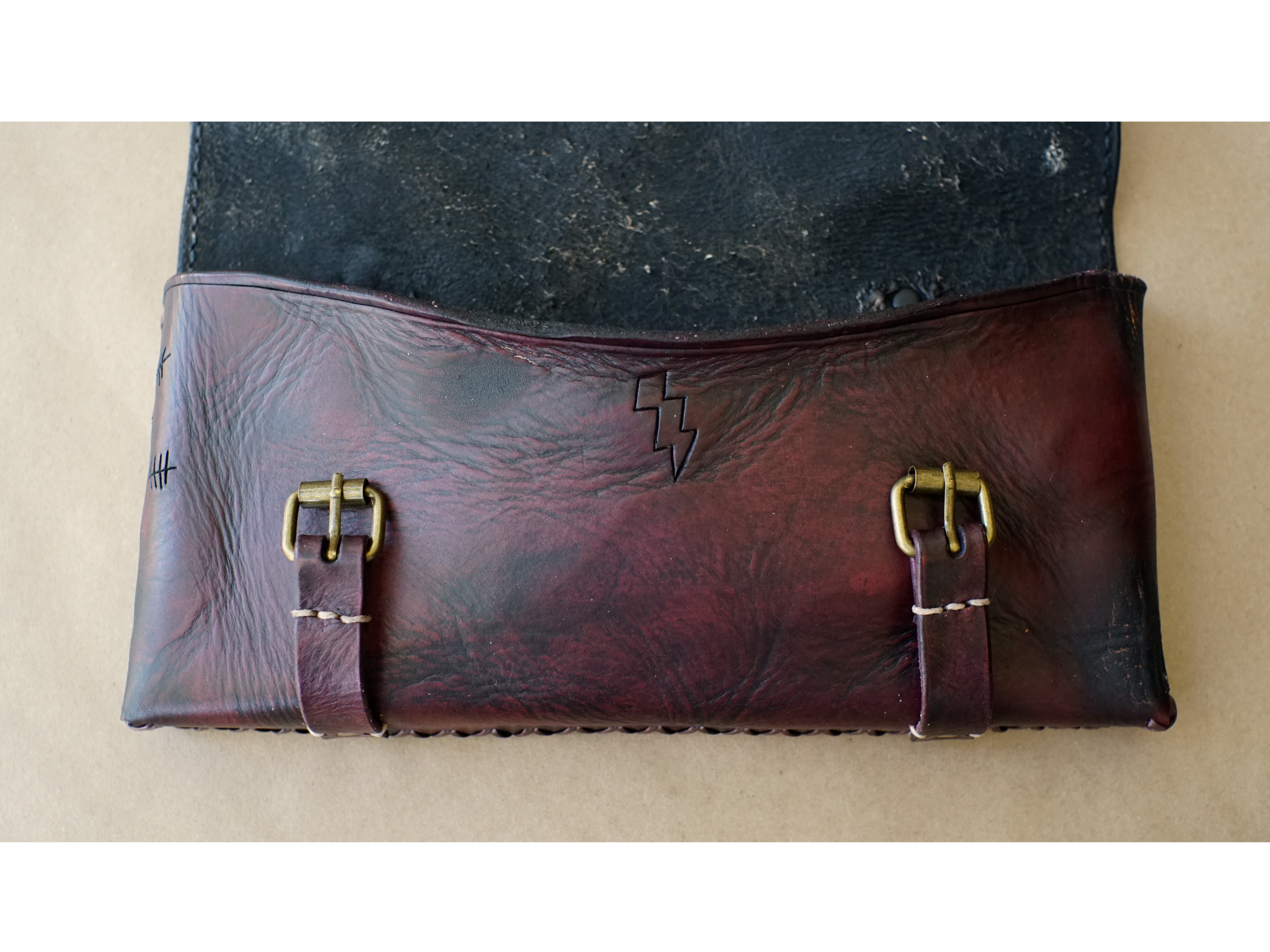 TOOL BAG - Mahogany - Stamped