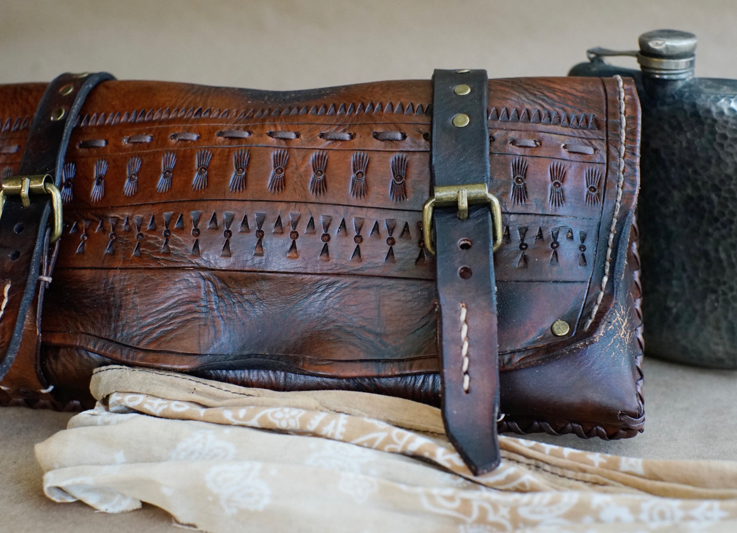 TOOL BAG - Brown - Stamped